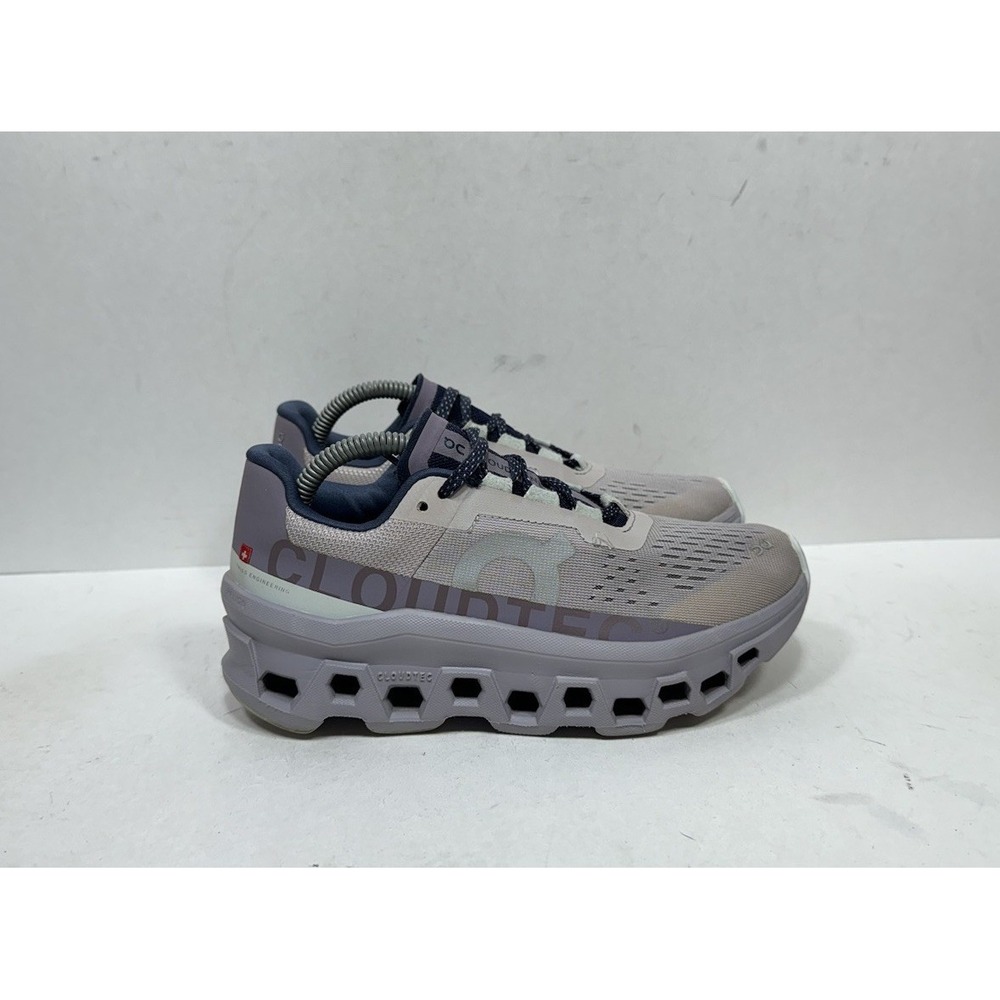 On Cloudmonster Womens Size 5 Pearl Purple Artic Cloud Sneakers Shoes